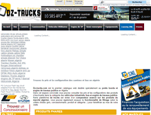 Tablet Screenshot of dz-trucks.com